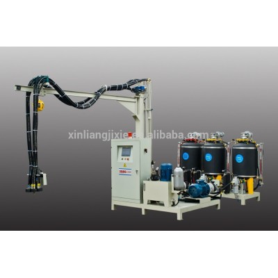 three components pu cast polyurethane of high pressure foaming machine